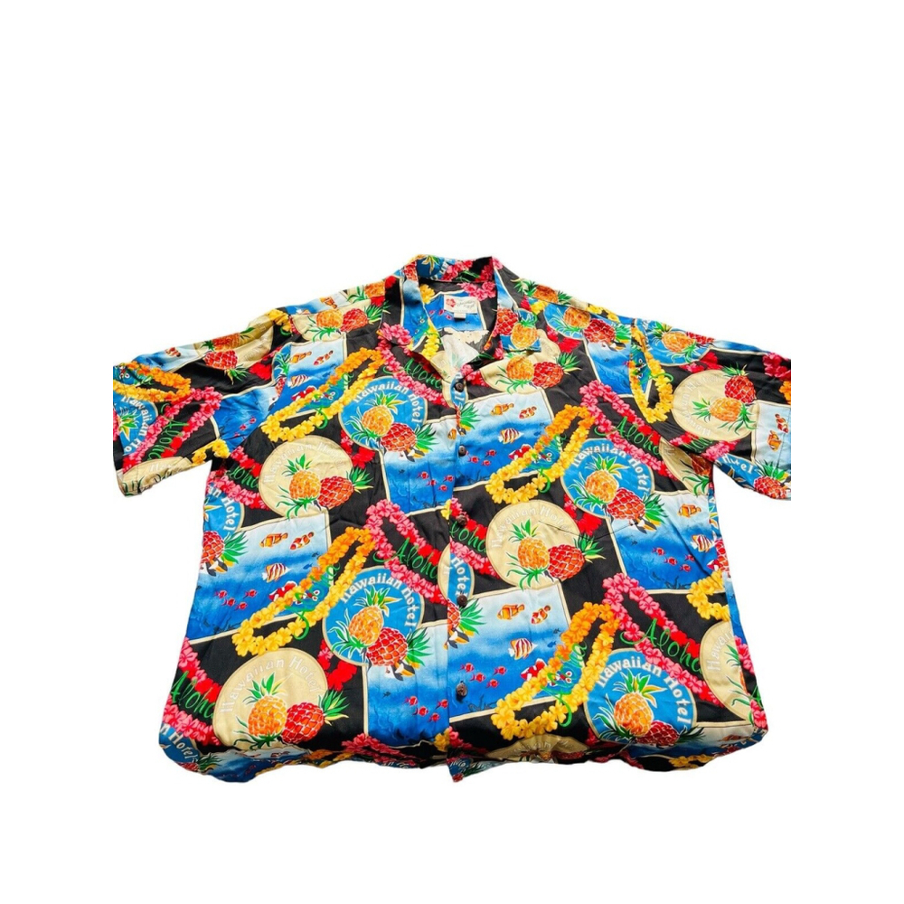 Hilo Hattie The Hawaiian Original XL Multicolor Button Up Shirt